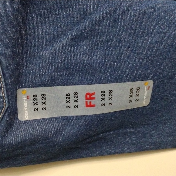 NWT Carhartt Womens Flame Resistant Jeans Size 2/28 - Picture 11 of 12